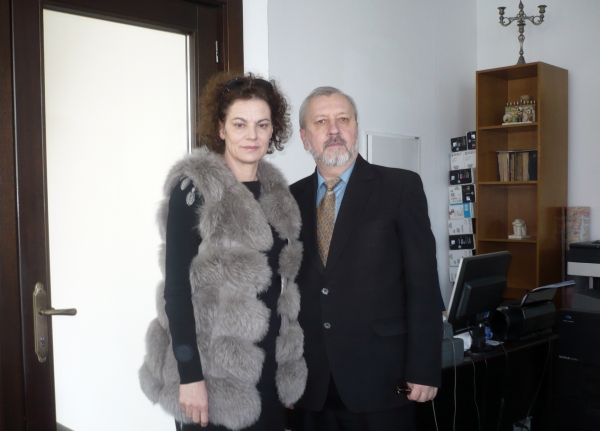 Aurel V. Zgheran cu Maia Morgenstern, Teatrul Evreiesc de  Stat, Bucuresti, 13 februarie 2015  4
