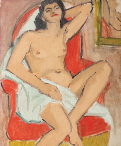 Nud in fotoliul rosu, Theodor Pallady