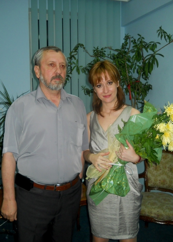 Aurel V. Zgheran cu Medeea Marinescu