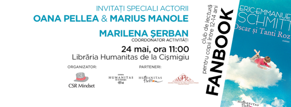 INVITATIE Oana Pellea si Marius Manole 24 mai