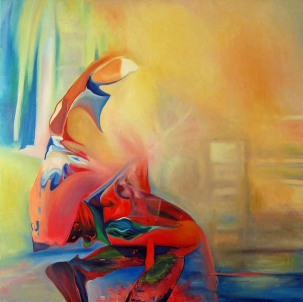 Dancing-soul,-100-100cm,-2015,-oil-on-canvas