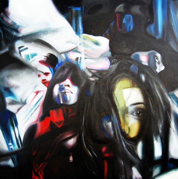 Supersonic-life,-2013,-100-100cm,-oil-on-canvas